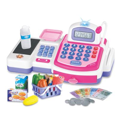 China Eco-Friendly Learning Resources In Material 2021 Kids Pretend To Play Kid Supermarket Cash Register Toy for sale