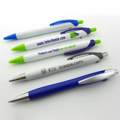 China office & Style White Dart School Pen Cheap Javelin Gift Promotional Pen With Custom Logo New Style And Plastic Generous for sale