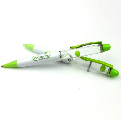 China Pen Rotary Pen Promotional Floating Sperm and Egg Lift Ballpoint Pen for sale