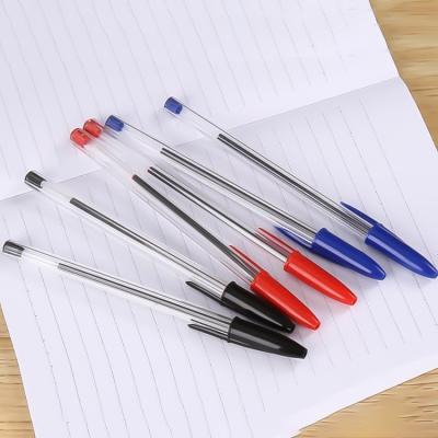 China 2022 Promotional Pen School Suppliers Stick Cheap Wholesale Plastic Ballpoint Pen for sale