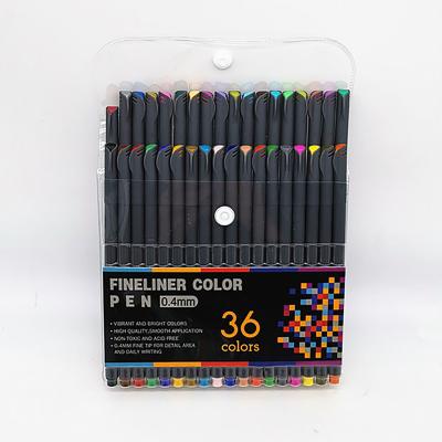 China Cutting Pen Different Type Drawing Needle Pen 10 Tip Markers Gel Pen Black Micro Color Professional For Sketching for sale