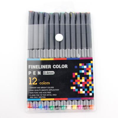 China Hot Selling Sakura Black Color Professional Micro Pen Drawing Needle Pen 10 Different Type Of Tip Markers For Sketching for sale