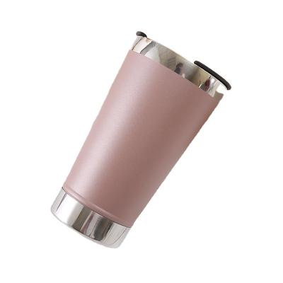 China Wholesale Custom Logo Printed 20oz Disposable Double Wall Vacuum 304 Stainless Steel Car Travel Mug Beer Wine Cup With Bottle Opener for sale