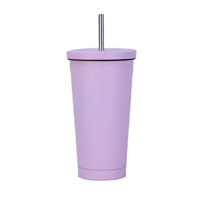 China OEM Wholesale 24oz Tumblers Stainless Steel Mug Wall Vacuum Viable Office Vacuum Insulated Double Cup Coffee Mug With Lids And Straw for sale