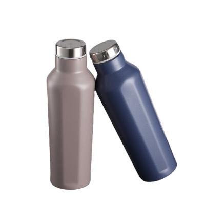 China Wholesale Cheap Eco Friendly Business OEM Thermos Flask Double Wall 18/8 Stainless Steel Water Bottle Vacuum Insulated Wine Bottle for sale