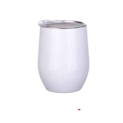 China Amazon Hit Disposable OEM 6oz Shell Cup 12oz 304 Stainless Steel Custom Double Wall Keep Hot and Cold White Travel Coffee Mugs for sale