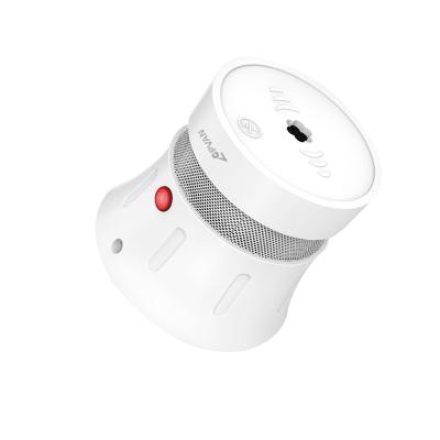 China Mini Size Fire Alarm System Smoke Detector Wireless Smart Accessible Alarm Battery Tuya WiFi Photoelectric Smoke Detector for sale