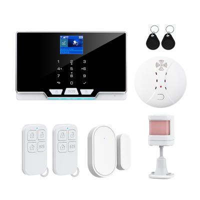 China Wireless Home Security WIFI Burglar Alarm System Door Window Motion Sensor Protection 4G WIFI Anti Burglar for sale