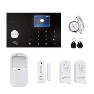 China GM/M Alarm System Tuya Smart GSM Security Alarm System Home Automation SMS Phone Call GSM Wireless Alarm System for sale