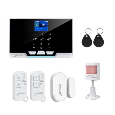 China Wireless WiFi GSM Home Alarm System Smart Home Security Alarm System Tuya Burglar Thief GSM Home Alarm System Anti for sale