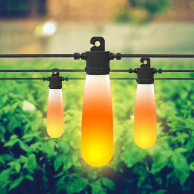 China Christmas Waterproof Indoor Outdoor Commercial Party Holiday Filament LED Patio Decorative String Lights for sale