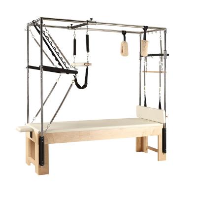 China Maple Wood Pilates Equipment Home Multifunctional Home Exercise Female Bodybuilding Stretching Machine for sale