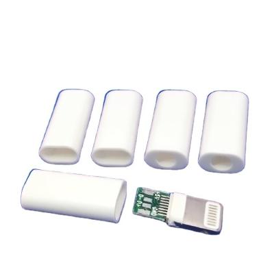 China Low price ABS 18 mm white plastic shell, through-hole data line, direct middle card for sale