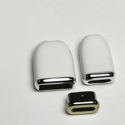 China Inside plug can be plated delivery usb plastic round hole case in gold and silver pebble factory direct rubber data wire or plastic plug for sale