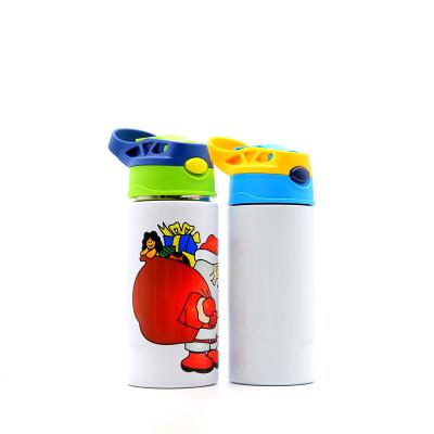 China Viable Wholesale 12oz Baby Water Bottle BPA Free Stainless Steel Sublimation Straight Tumblers for sale