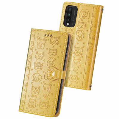 China Anti-drop Ready To Ship Luxury Flip Leather Wallet Mobile Phone Cover For Xiaomi Redmi Note 9T Case for sale