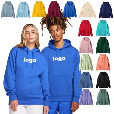 China Anti-pilling Luxury Hip Hop Hoodies Men Blank Various Colored 100% Cotton Hoodie Streetwear Oversized Cotton Heavyweight Hoodies for sale