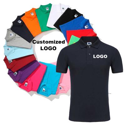 China Anti-Shrink High Quality Polo T Shirt Manufacturing Company Short Sleeve Striped Golf Tshirt Men'S Polo Shirts for sale