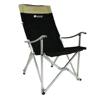 China Ultra light with arm rest unique ultra light aluminum folding armchair hi quality protable outdoor camping folding chair for sale