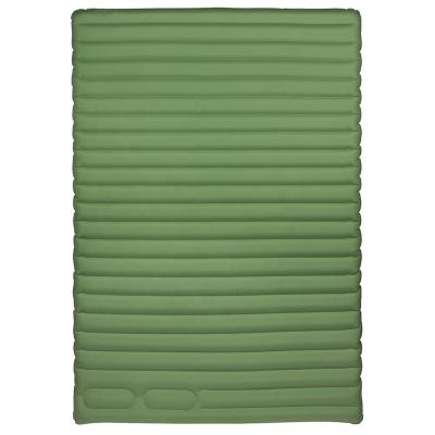 China Over Size & compact portable large outdoor sleeping mat for two person pvc coating camping air mattress with outdoor inflatable foot pump mat for sale