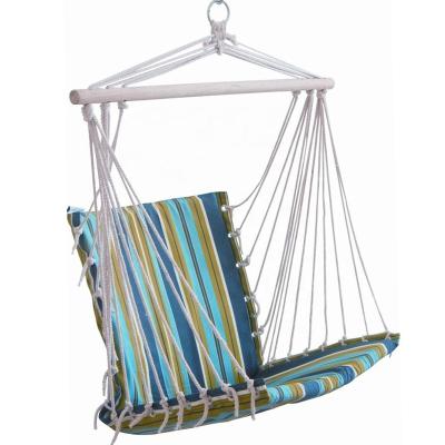 China Durable Outdoor Portable Swing Seat Canvas Single Person Swing Hanging Hammock Chair for sale