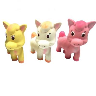 China Toy Wholesale Bpa Free New Soft Design Bambi Teether Baby Chewable Natural Rubber Teething Toy for sale