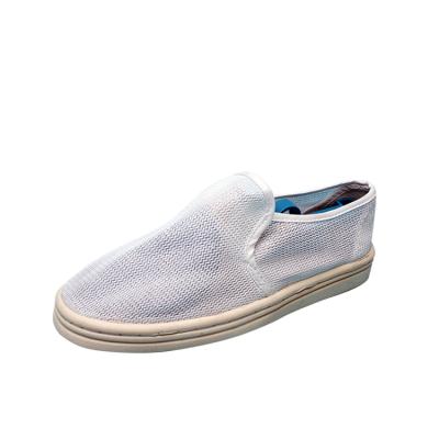 China Anti-Static White PVC Mesh Esd Shoes Improve Unique Anti Static PVC SPU Shoes Manufacturer Cleanroom Shoes for sale