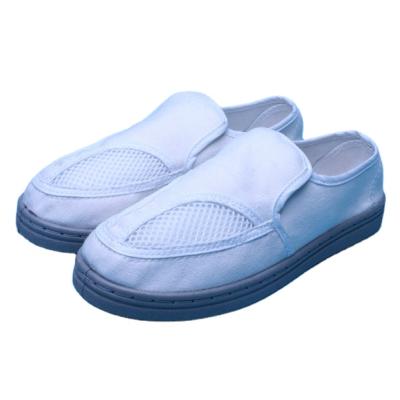 China White Mesh Shoes Mesh Conductive Shoes Double Plus Size for sale