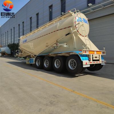 China Truck trailer JT brand low price 3/4/5 axle 35-65cbm bulk cement truck air compressor tank trailer for sale for sale