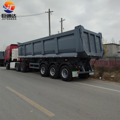 China Hot Sale 25cbm Hydraulic Truck Trailer U-Shape Tipper Semi Trailer Price For Sale for sale