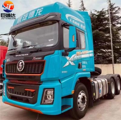 China High quality construction industry new cng lng tractor brand Shacman X5000 6*4 tractor truck price for sale 6x4 wheel for sale