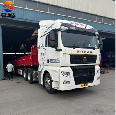 China High quality construction industry JT brand cng lng sitrak tractor brand 6*4 tractor truck price new for sale 6x4 wheel for sale