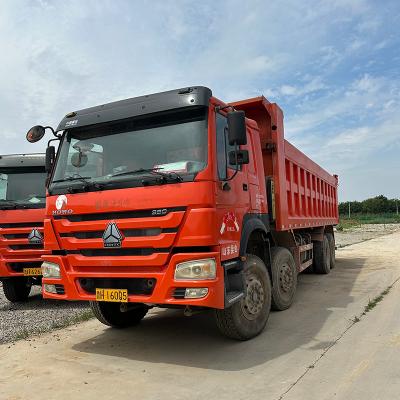 China Construction industry hot sale Sinotruk howo 10 wheeler 20 cubic meters 6*4 375hp 371hp used dump truck for sale for sale