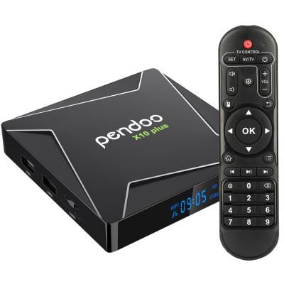 China Wholesale OEM/ODM Pendoo X10 Plus Amlogic S905X2 TV Box DDR4 RAM 2g ROM 16g H. 265 For Android 8.1 OS Set Top TV Box 4K for sale