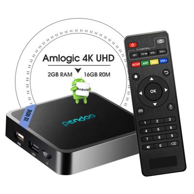 China Mini S905w 1gb 8gb Android 8.1 4gb Ram OEM/ODM Pendoo X8 16gb Rom Smart 64gb Max Tv Box 4k for sale