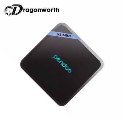 China OEM/ODM Amlogic S905W mini box tv mini 1GB ddr3 hd 8GB RAM ROM Pendoo X8 live mini pc 4k with IR ET mount android tv box for sale