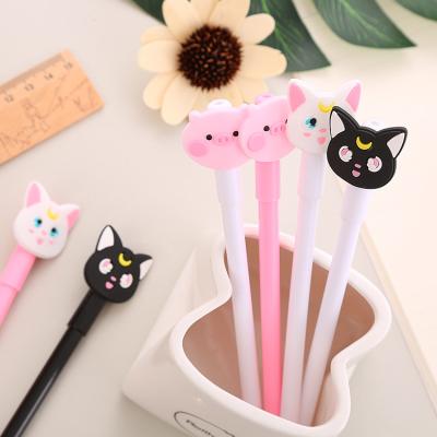 China Normal creative cute cartoon decoration gel ink pen for student office stationery for sale