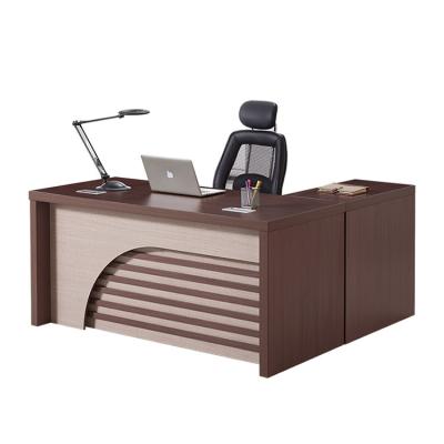 China Modern Hot Selling Office Furniture Manager L Shaped Computer Desk Computer Desk Furniture Wooden Desk for sale