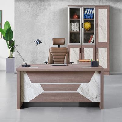 China Office Furniture Design Modern Office Desks Walnut Modern Solid Wood Desk Series for sale