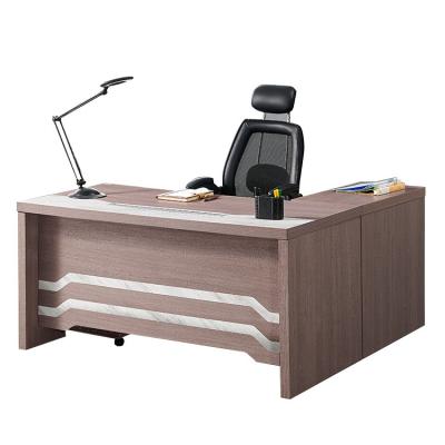 China Wholesale Modern Luxury 2.0m CEO L Shaped Boss Series Office Furniture 1.6m 1.8m Office Executive Desk for sale