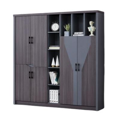 China New Design Office Furniture Modern Office Storage Wooden Filing Cabinet MDF Cloth Hanging 5 Door Office Bookcase for sale