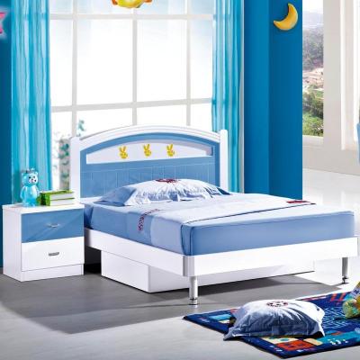 China Child Furniture Set Modern Safe Material Child Bed Boy Bedroom Twins Bed for sale