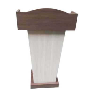 China Lectern Speech Floor Standing Lectern Column Lecture Presentations Podium YF506 Wooden Digital Professional Podium for sale