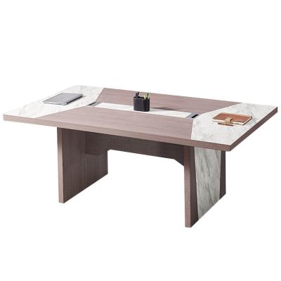 China Longevity factory price conference table solid wood high quality modern luxury commercial meeting conference table for sale