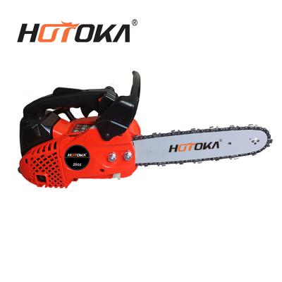 China New Style 2 Stroke Gasoline 25cc Handheld 2-Stroke Tree Cutting Machine Chainsaw for sale