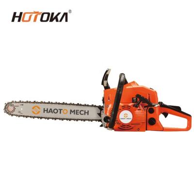 China 2-Stroke 58cc Gasoline Chainsaw With Cheap Price 2400w 20'/22' Wood Cutter Gasoline Chainsaw for sale