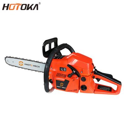 China German Technology Gasoline 2-Stroke New 58cc Model Wood Chainsaw for sale