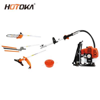 China 2-Stroke Multi Function Gasoline Brush Cutter 4 In 1 Gasoline Grass Trimmer for sale