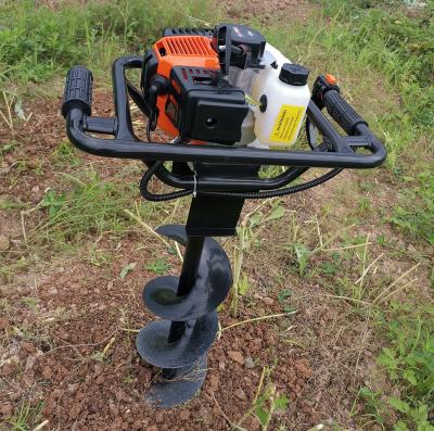 China OTHER Handle Tree Planting Machinery 52cc Dismountable Convenient Hole Drilling Digging Ground Earth Auger for sale