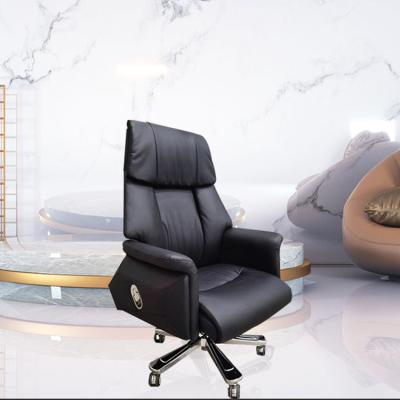 China (Size) New Design Boss Luxury Leather Office Single Office Chairs Customized By Ddp+1 Google Tiktok Adjustable Piece for sale